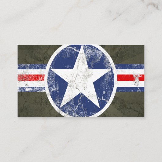 Carte De Visite Cru de corps d'air d'armée (Dos)