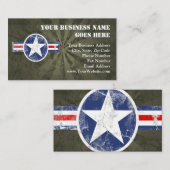 Carte De Visite Cru de corps d'air d'armée (Devant / Derrière)