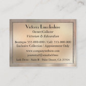 Carte De Visite Cru de Dumot Luxueux ultra-épais (Dos)