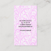 Carte De Visite Cru de rédacteur d'auteur de romancier d'auteur (Dos)