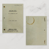 Carte De Visite Cru de scénario large (Devant / Derrière)