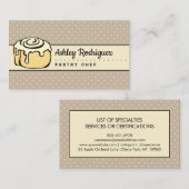 Carte De Visite Cru élégant de chef professionnel moderne de (Devant / Derrière)