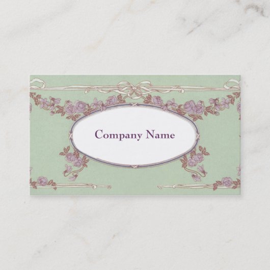 Carte De Visite Cru floral (Devant)