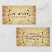 Carte De Visite Cru frais (Devant / Derrière)