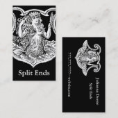 Carte De Visite Cru victorien de sirène de StellaRoot (Devant / Derrière)