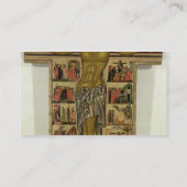 Carte De Visite Crucifixion avec des histoires de la passion, (Dos)