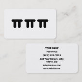 Carte De Visite Crying Tears ㅠㅠㅠ Korean Emoticon (Devant / Derrière)