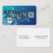 Carte De Visite Crypto | Technologie de chaîne de blocs (Devant / Derrière)