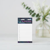 Carte De Visite Crypto Wallet Mot de passe Récupération Semence Ph (Debout devant)