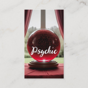 Carte De Visite Crystal Ball Psychic