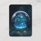 Carte De Visite Crystal Ball Psychic Medium Tarot Reader (Devant)