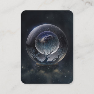 Carte De Visite Crystal Ball Psychic Medium Tarot Reader