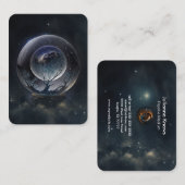 Carte De Visite Crystal Ball Psychic Medium Tarot Reader (Devant / Derrière)