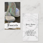 Carte De Visite Crystal Bikini Fitness Competition Chaussures Femm (Devant / Derrière)