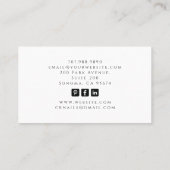 Carte De Visite Crystal Energy Healer (Dos)