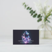 Carte De Visite Crystal Energy Healer Iridescente Amethyst violet (Debout devant)