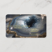 Carte De Visite Crystal Geode Metaphysical  (Dos)