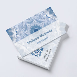 Carte De Visite Crystal Mandala Code QR