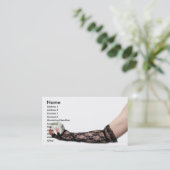 Carte De Visite CrystalBallHold, nom, adresse 1, adresse 2, Co… (Debout devant)