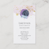 Carte De Visite *~* Crystals Moon Sky Cosmos Etoiles Main (Dos)