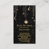Carte De Visite *~* Crystals Moon Stars Astrologie solaire (Dos)