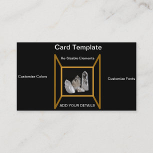Carte De Visite Crystals Quartz - Crystals blancs