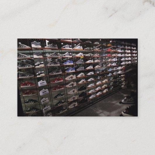 CARTE DE VISITE CUADRO ZAPATILLAS (Devant)