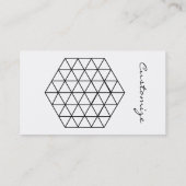 Carte De Visite Cube 3D géométrique Thunder_Cove (Dos)