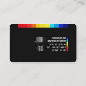 Carte De Visite Cube classique minimal (Dos)