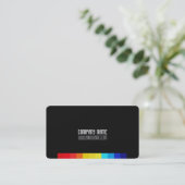 Carte De Visite Cube classique minimal (Debout devant)