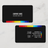 Carte De Visite Cube classique minimal (Devant / Derrière)