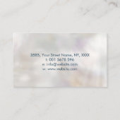 Carte De Visite Cube de Metatron Chakras Géométrie sacrée (Dos)