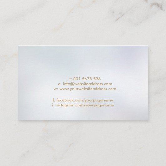 Carte De Visite Cube de Metatron en lotus (Dos)