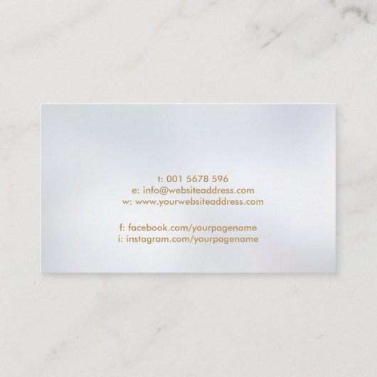 Carte De Visite Cube de Metatron en lotus (Dos)