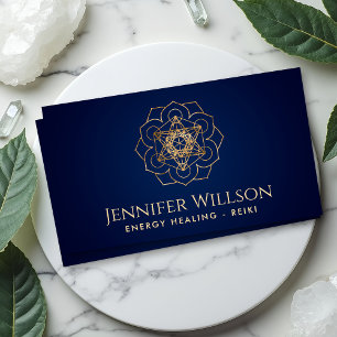 Carte De Visite Cube de Metatron en lotus