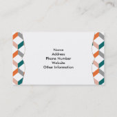 Carte De Visite Cube géométrique moderne tendance (Dos)