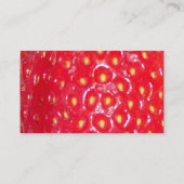 Carte De Visite Cueillette de fraise (Dos)