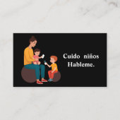 Carte De Visite Cuido ninos (Devant)