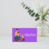 Carte De Visite Cuido ninos (Debout devant)