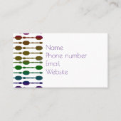 Carte De Visite Cuillères (Devant)