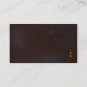 Carte de visite cuir (Dos)
