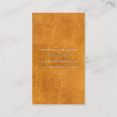 Carte De Visite Cuir Brown (Dos)