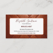 Carte De Visite Cuir Brown (Dos)