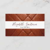 Carte De Visite Cuir Brown (Devant)