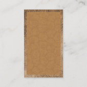 Carte De Visite Cuir Brown usé (Dos)