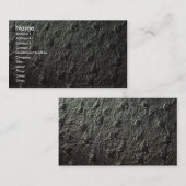 Carte De Visite Cuir de peau d'autruche (Devant / Derrière)