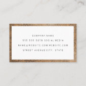 Carte De Visite Cuir en marbre (Dos)