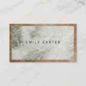 Carte De Visite Cuir en marbre (Devant)