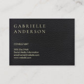 Carte De Visite Cuir | exécutif (Devant)