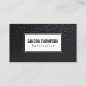 Carte De Visite Cuir Faux classique (Devant)